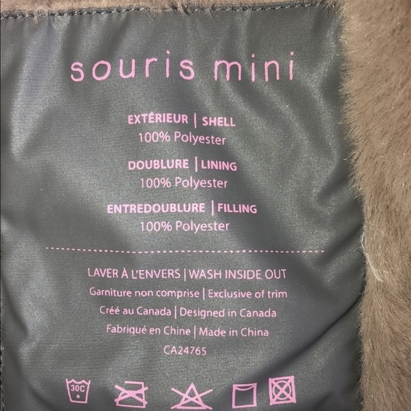 Souris Mini 3-6 month pink snowsuit - Picture 2 of 11